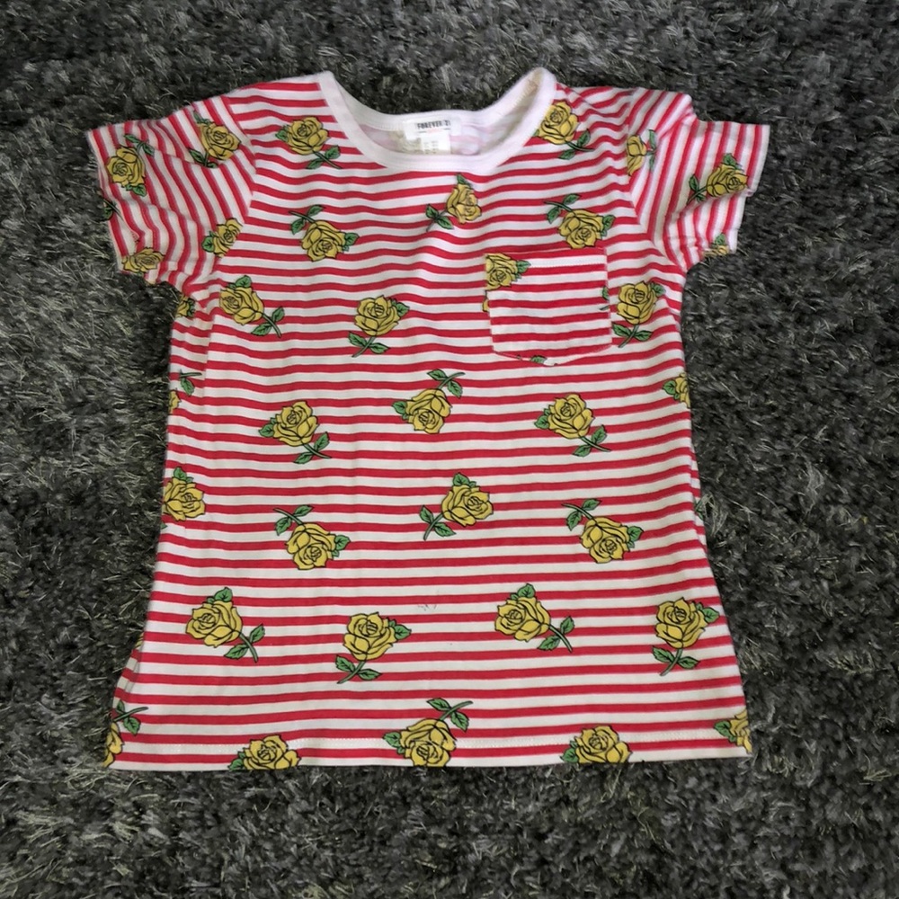 red stripe t shirt